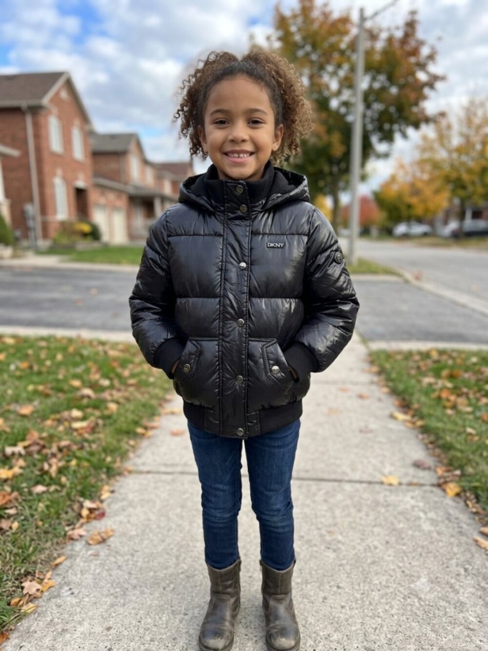 DKNY Puffer jacket kids - Size: 6x